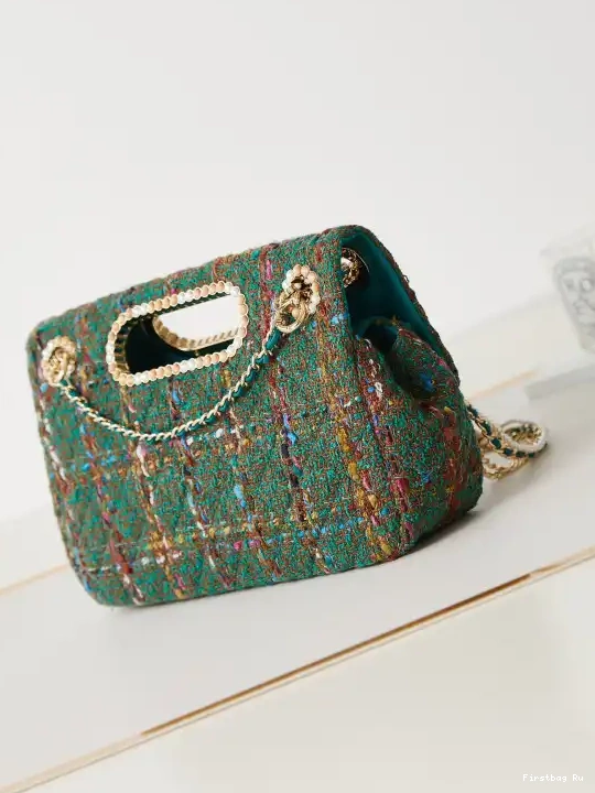 Firstbag Ru LARGE CHANEL FLAP TOP BAG HANDLE WITH 0623